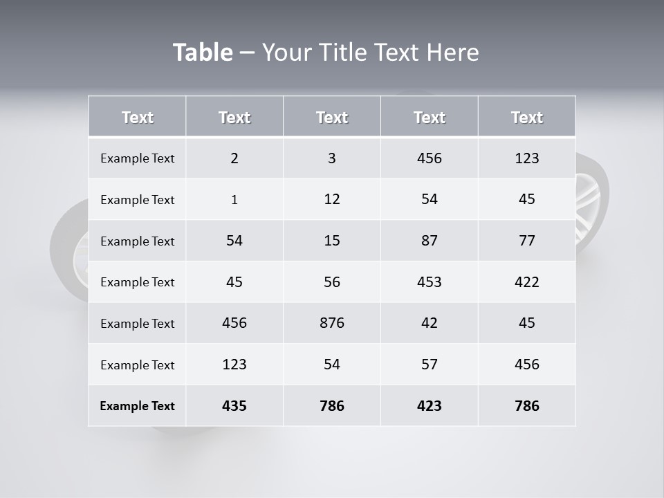 Tread Transport Service PowerPoint Template