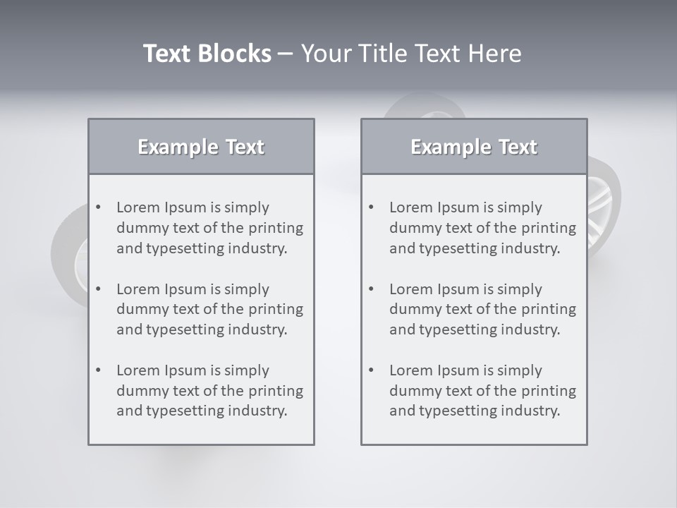 Tread Transport Service PowerPoint Template