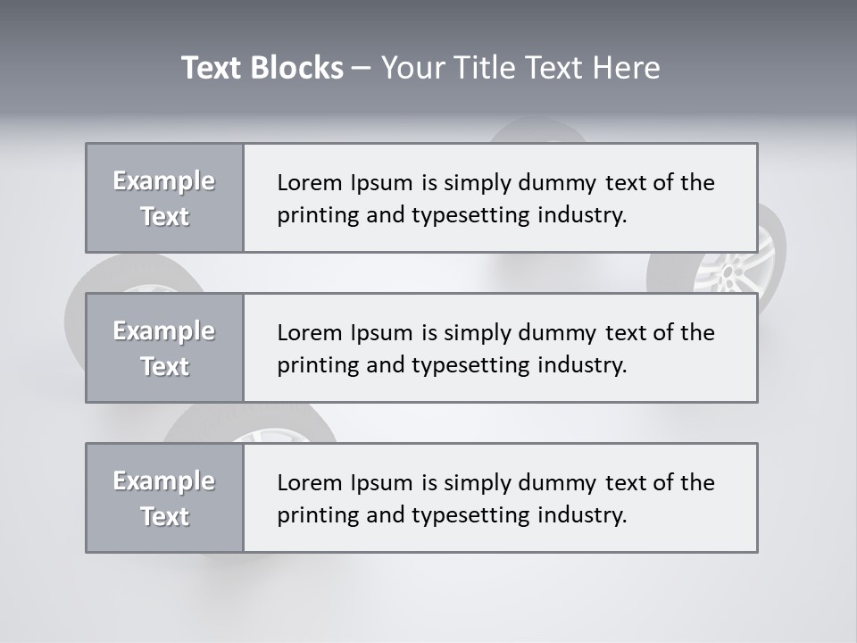 Tread Transport Service PowerPoint Template
