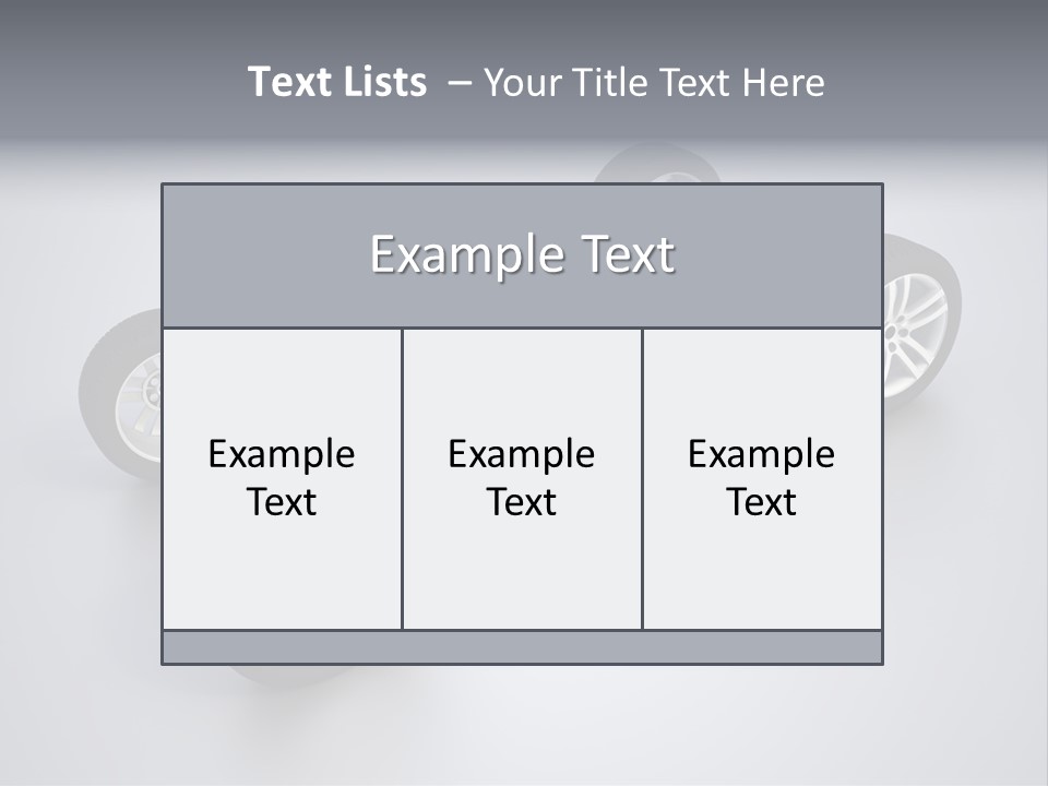 Tread Transport Service PowerPoint Template