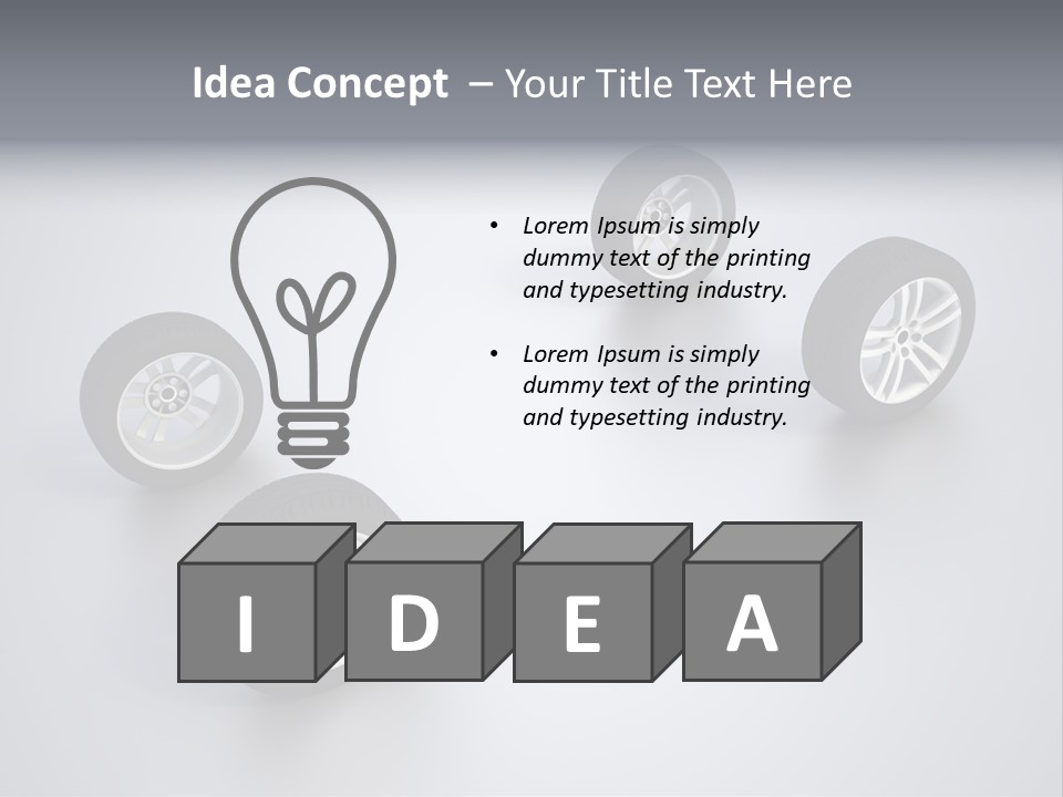 Tread Transport Service PowerPoint Template