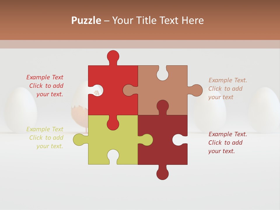 Fluffy Chick Yellow PowerPoint Template