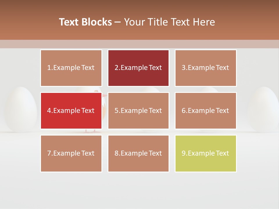 Fluffy Chick Yellow PowerPoint Template