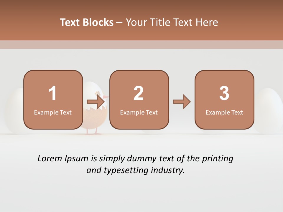 Fluffy Chick Yellow PowerPoint Template