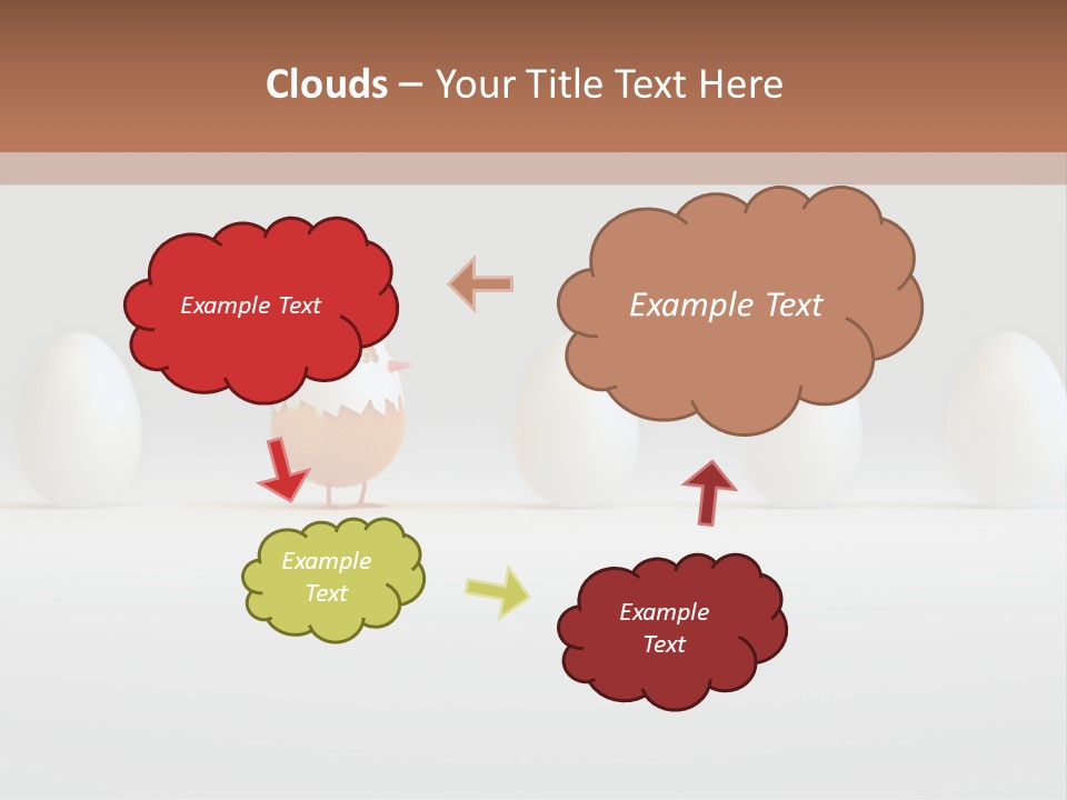 Fluffy Chick Yellow PowerPoint Template
