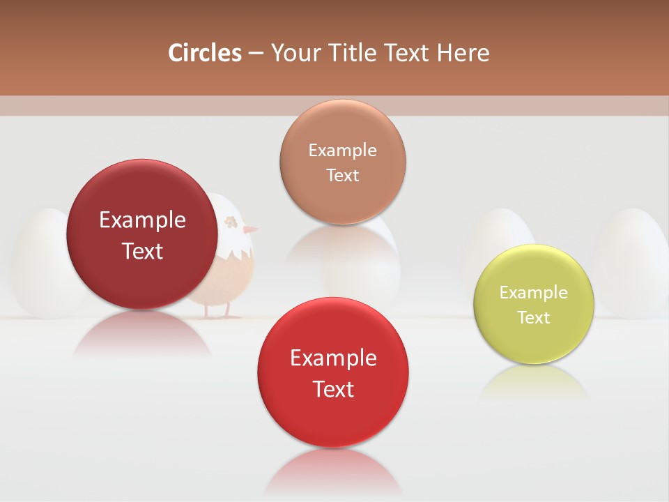 Fluffy Chick Yellow PowerPoint Template