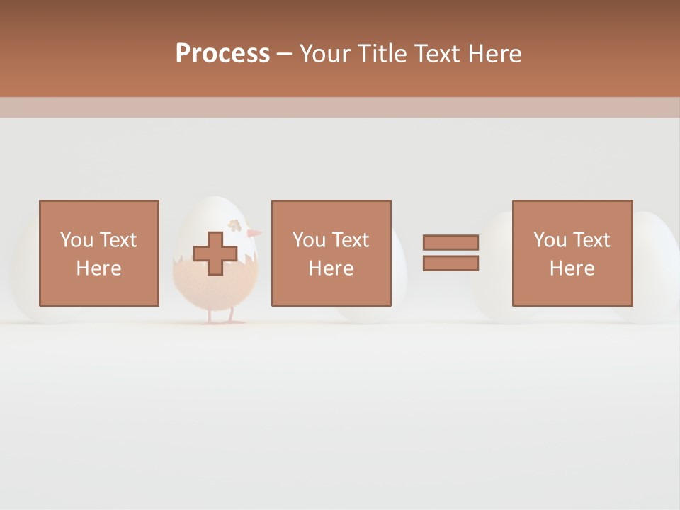 Fluffy Chick Yellow PowerPoint Template