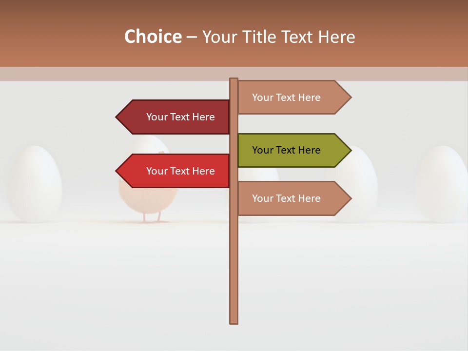 Fluffy Chick Yellow PowerPoint Template