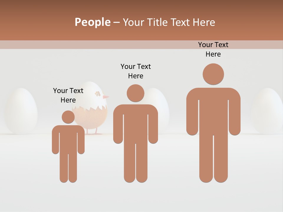 Fluffy Chick Yellow PowerPoint Template