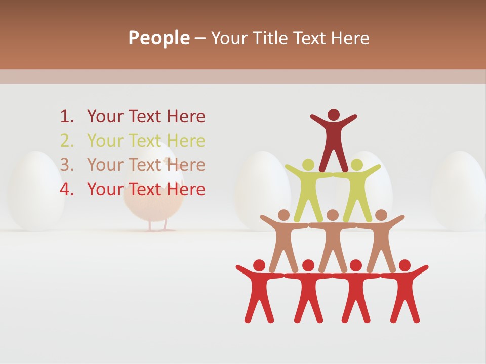 Fluffy Chick Yellow PowerPoint Template