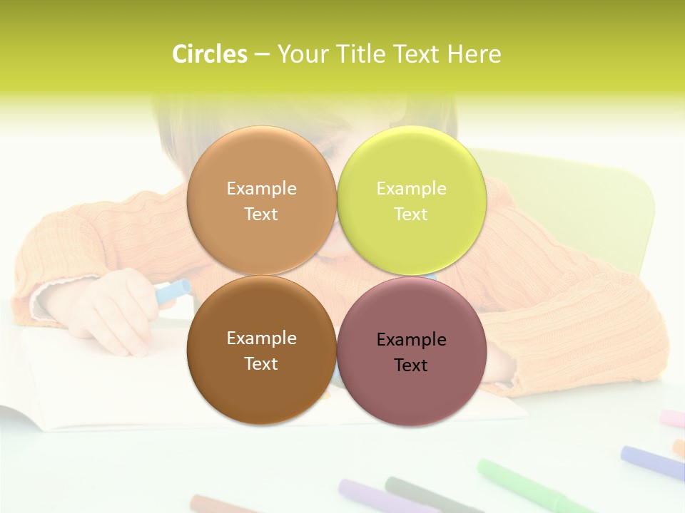 Beautiful Curtain Innocence PowerPoint Template