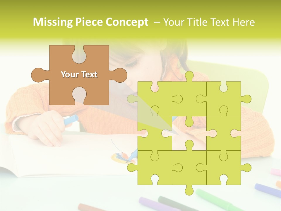 Beautiful Curtain Innocence PowerPoint Template