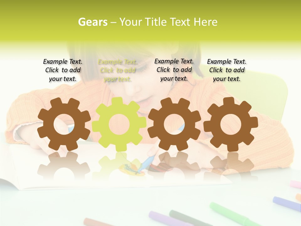 Beautiful Curtain Innocence PowerPoint Template