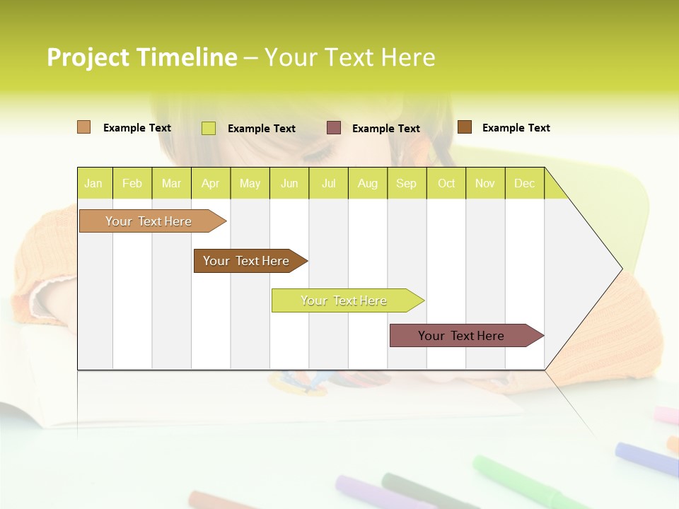 Beautiful Curtain Innocence PowerPoint Template