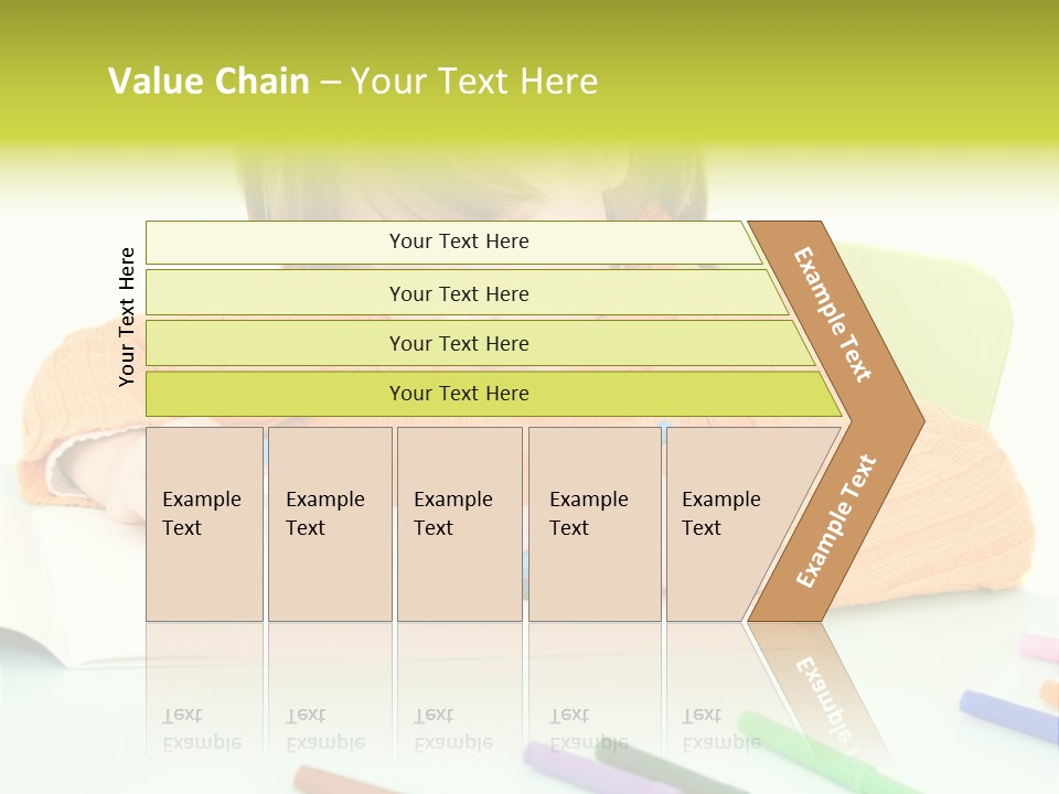 Beautiful Curtain Innocence PowerPoint Template