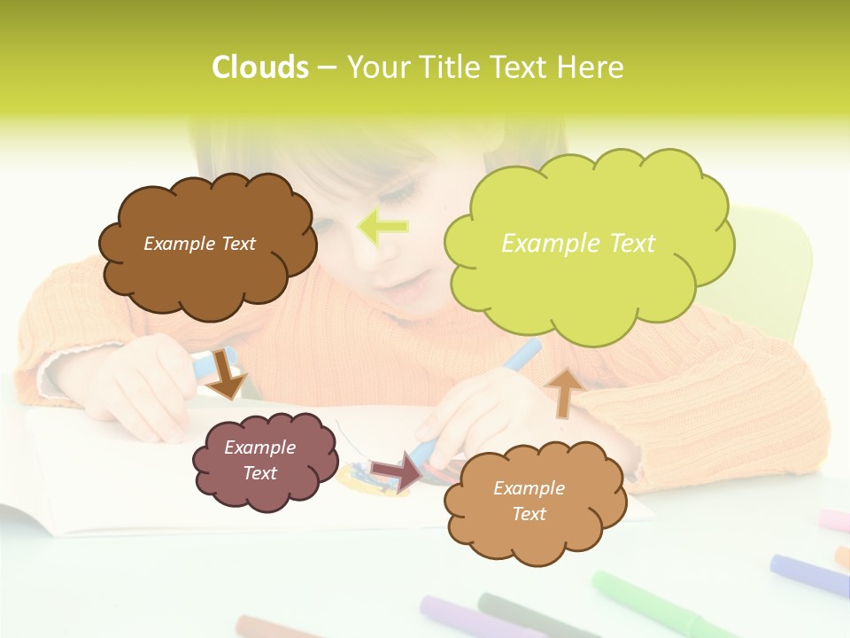 Beautiful Curtain Innocence PowerPoint Template