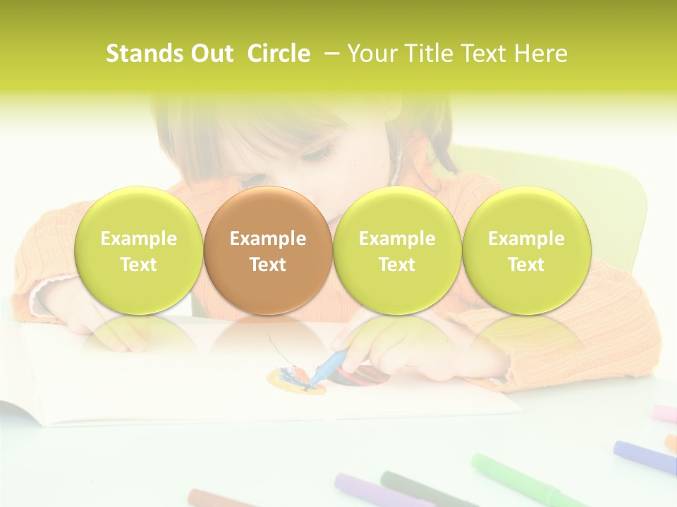 Beautiful Curtain Innocence PowerPoint Template