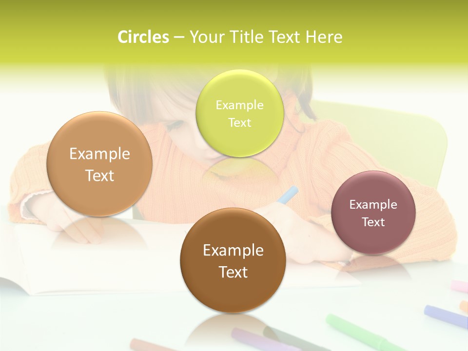 Beautiful Curtain Innocence PowerPoint Template