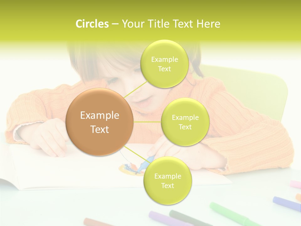 Beautiful Curtain Innocence PowerPoint Template