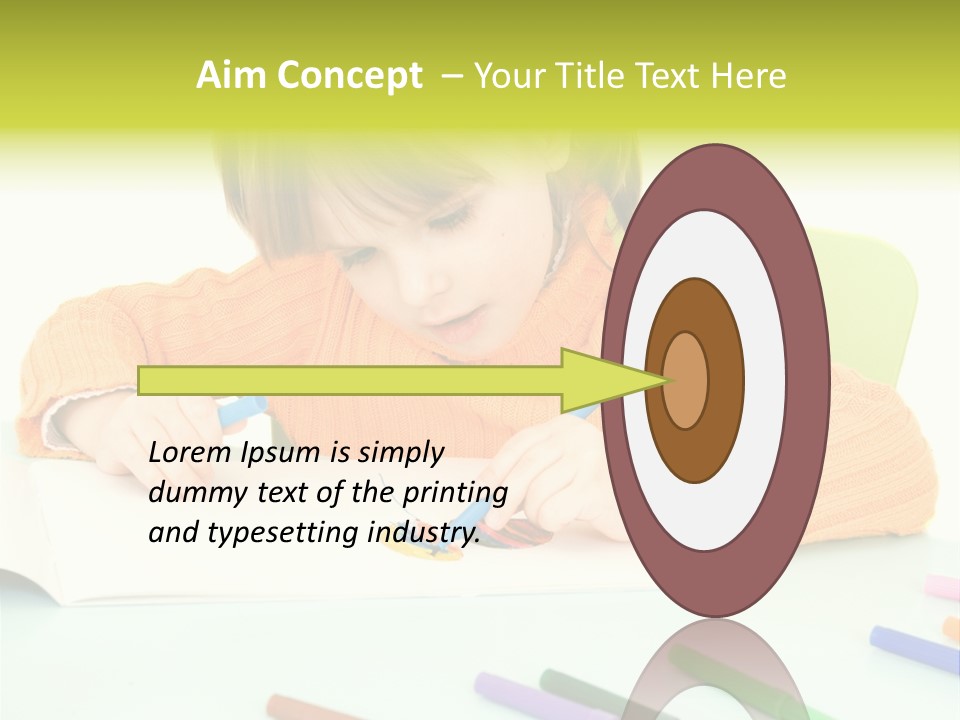 Beautiful Curtain Innocence PowerPoint Template