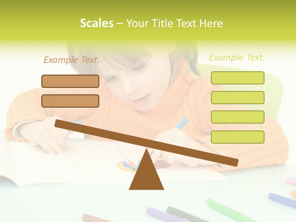 Beautiful Curtain Innocence PowerPoint Template