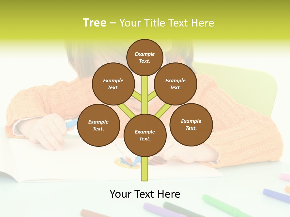 Beautiful Curtain Innocence PowerPoint Template