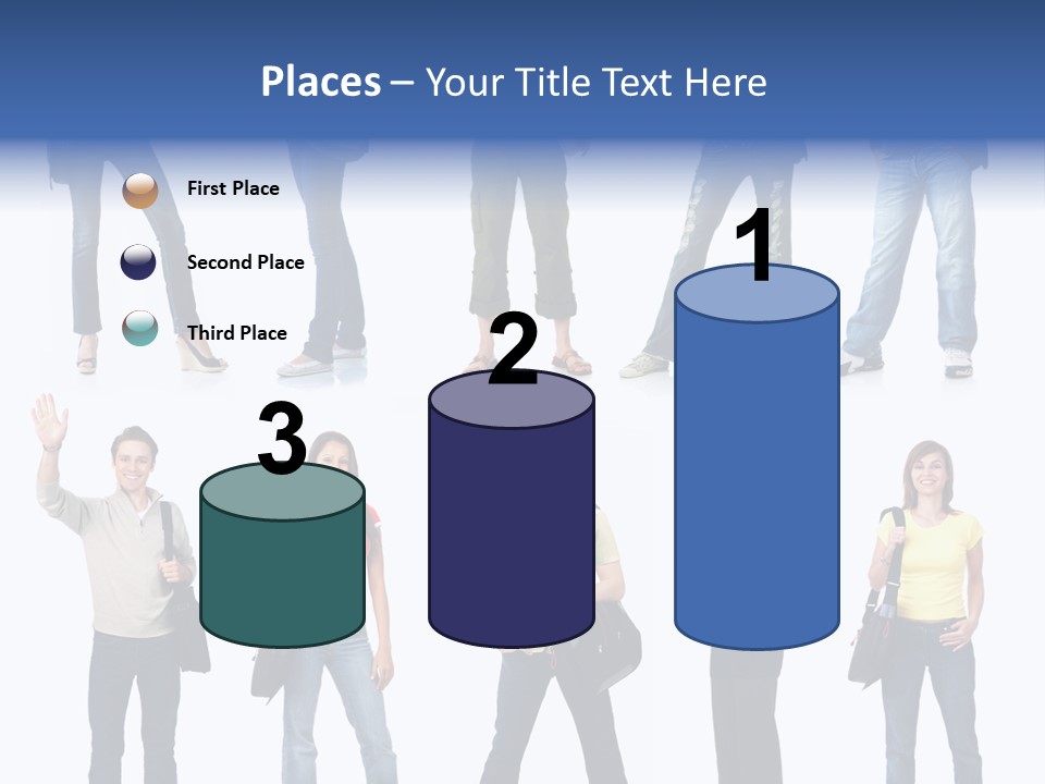 White Woman Book PowerPoint Template