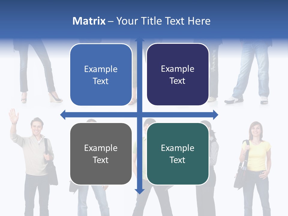 White Woman Book PowerPoint Template