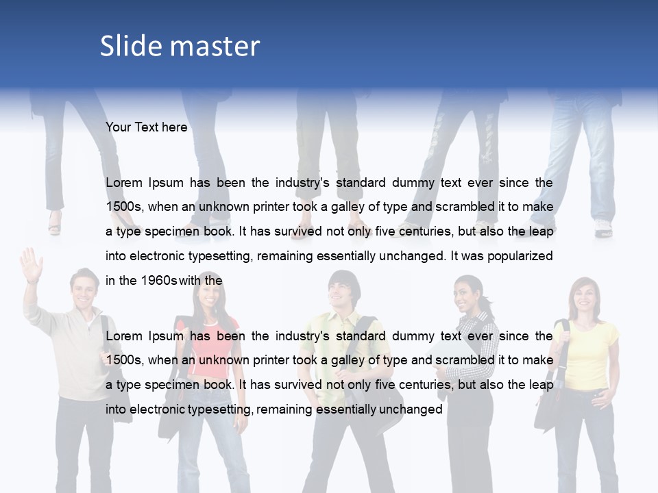 White Woman Book PowerPoint Template