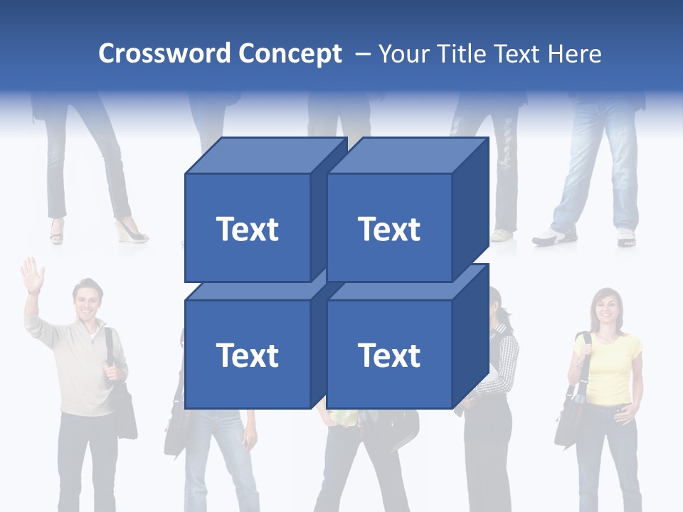 White Woman Book PowerPoint Template