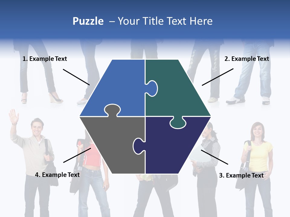 White Woman Book PowerPoint Template