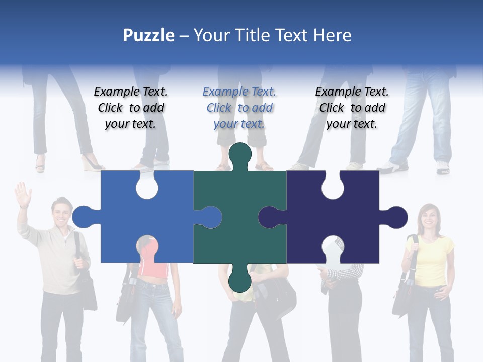 White Woman Book PowerPoint Template