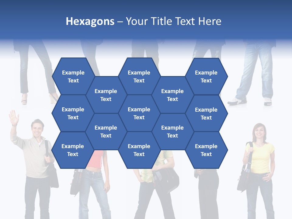 White Woman Book PowerPoint Template