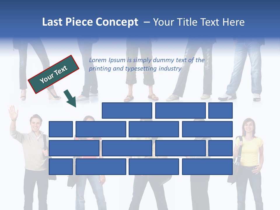 White Woman Book PowerPoint Template