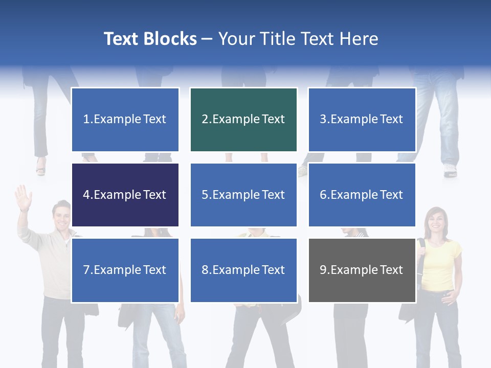 White Woman Book PowerPoint Template