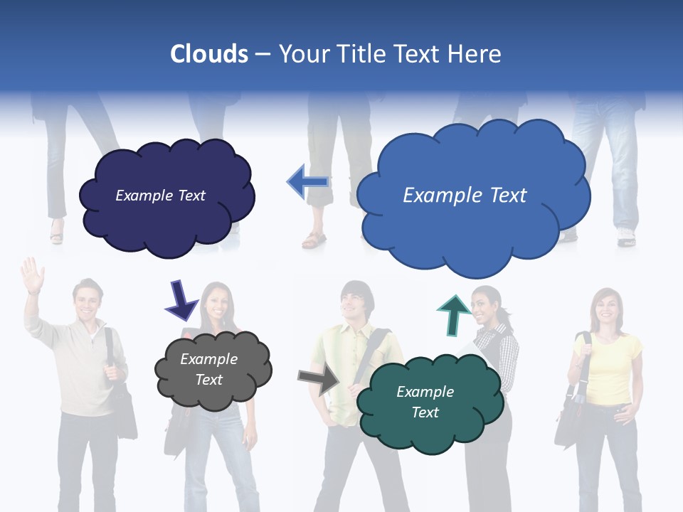 White Woman Book PowerPoint Template