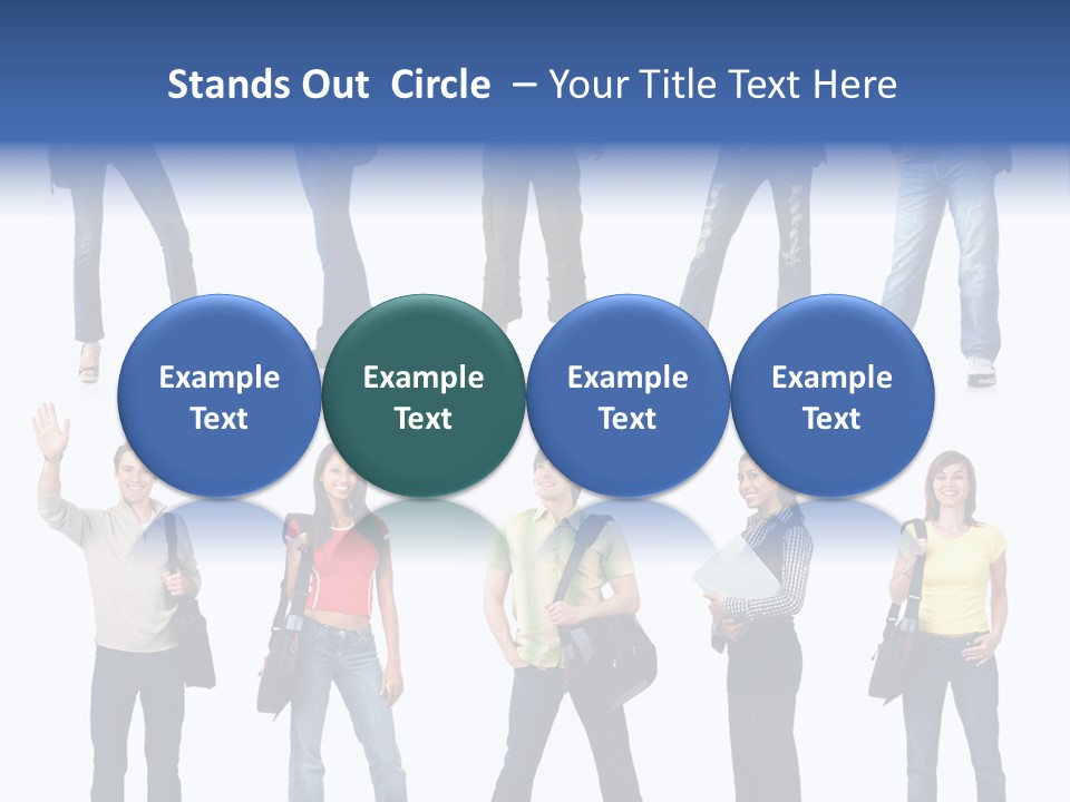 White Woman Book PowerPoint Template