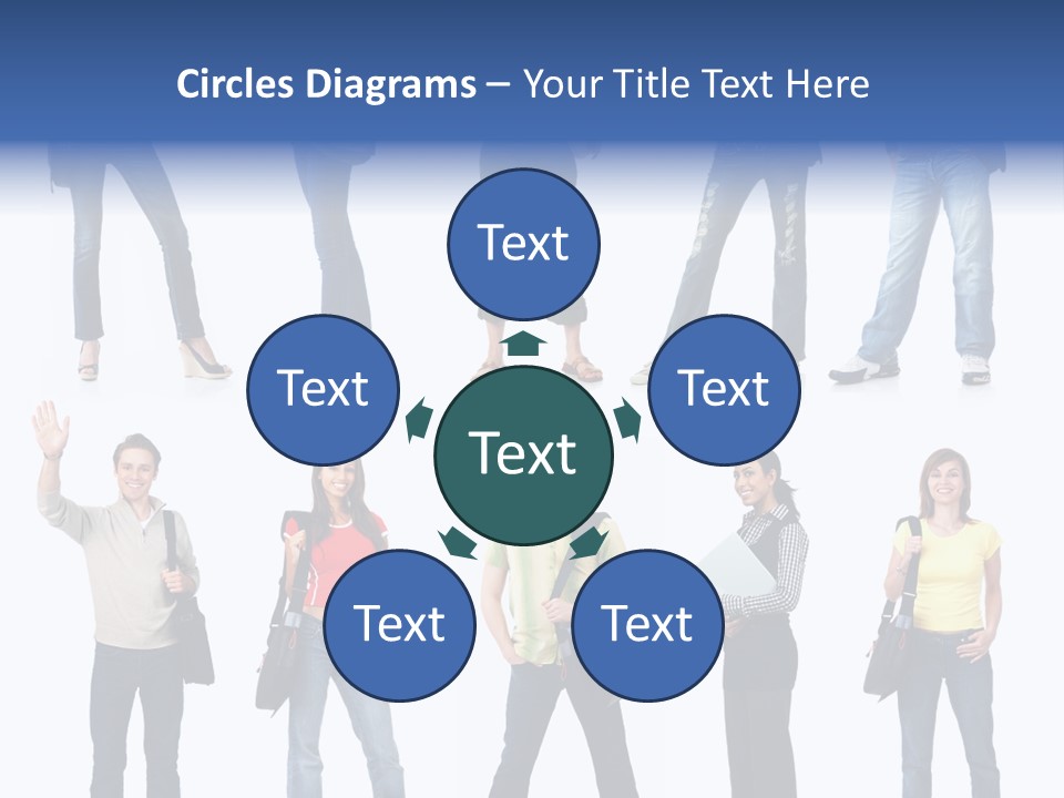 White Woman Book PowerPoint Template