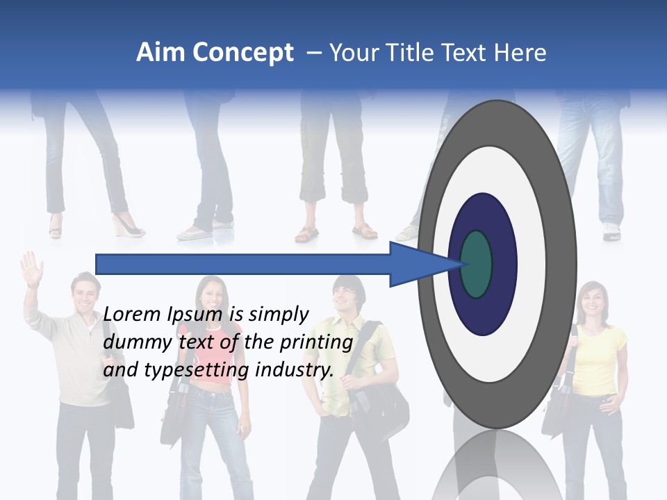 White Woman Book PowerPoint Template