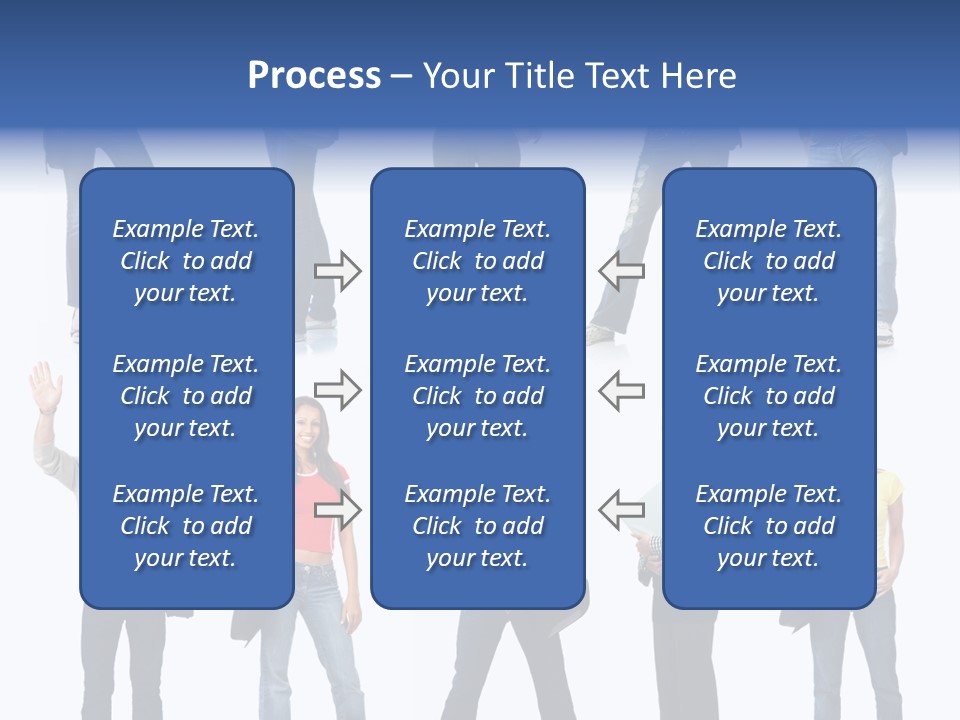 White Woman Book PowerPoint Template