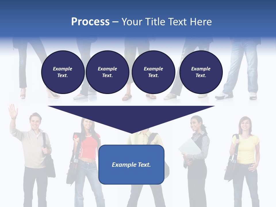 White Woman Book PowerPoint Template