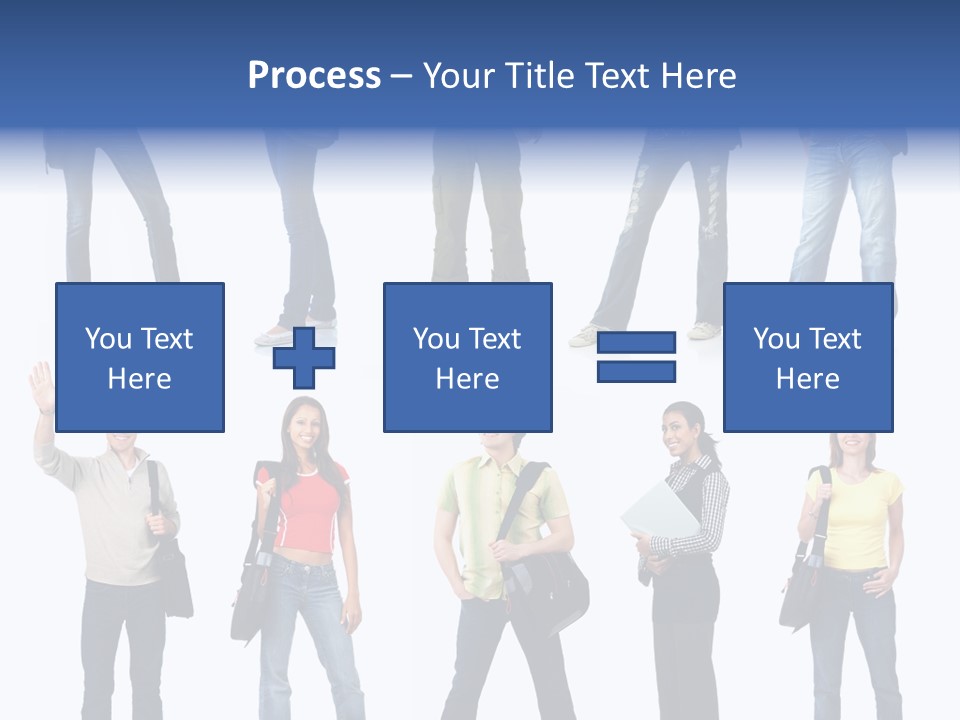 White Woman Book PowerPoint Template
