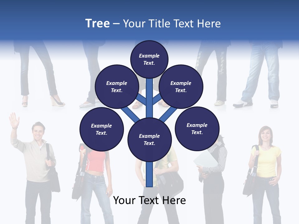 White Woman Book PowerPoint Template