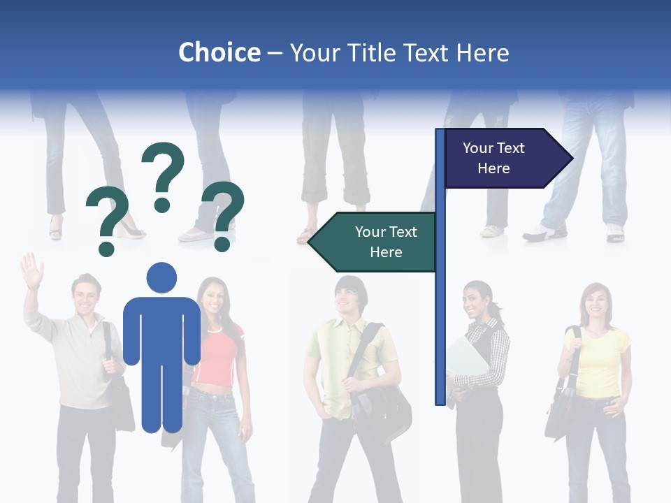 White Woman Book PowerPoint Template