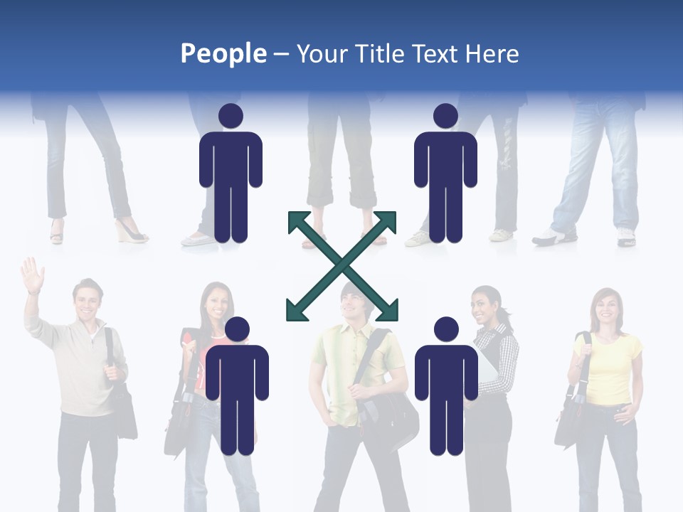 White Woman Book PowerPoint Template