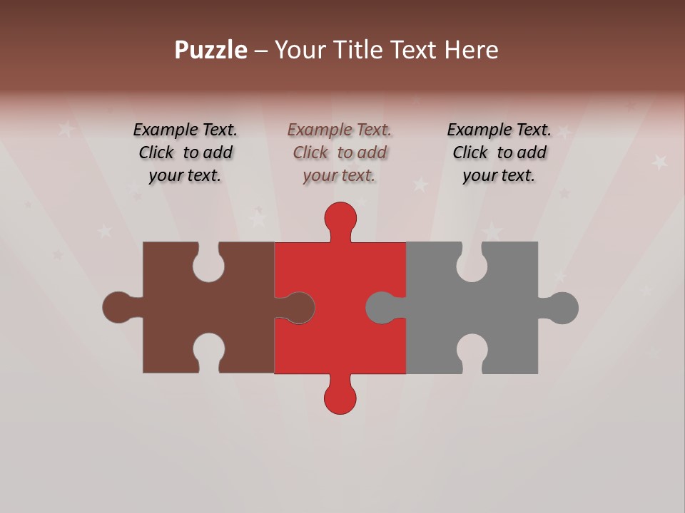 Top Stripes Spotlights PowerPoint Template