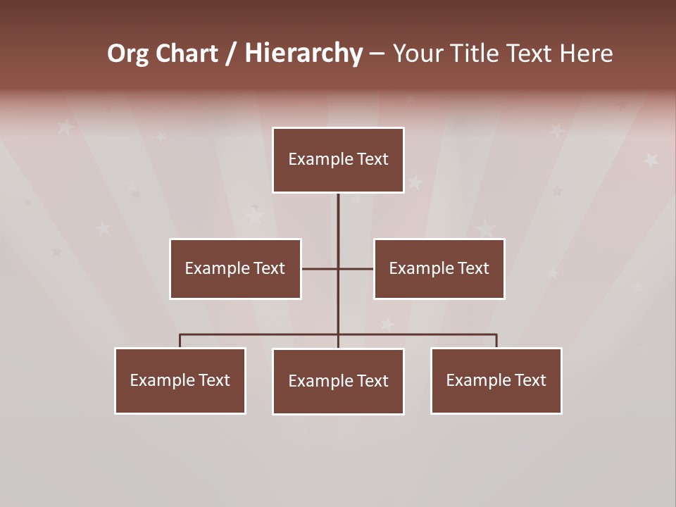 Top Stripes Spotlights PowerPoint Template