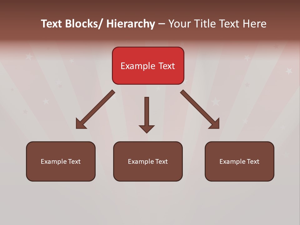 Top Stripes Spotlights PowerPoint Template