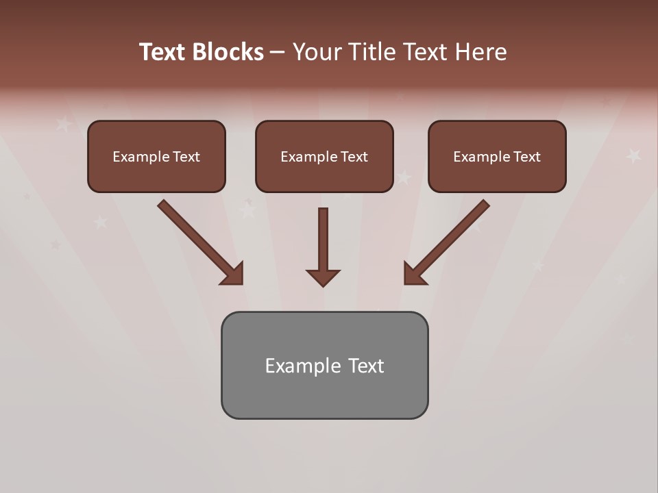 Top Stripes Spotlights PowerPoint Template