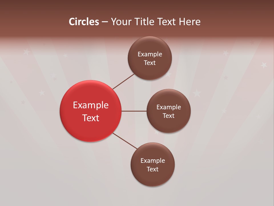 Top Stripes Spotlights PowerPoint Template